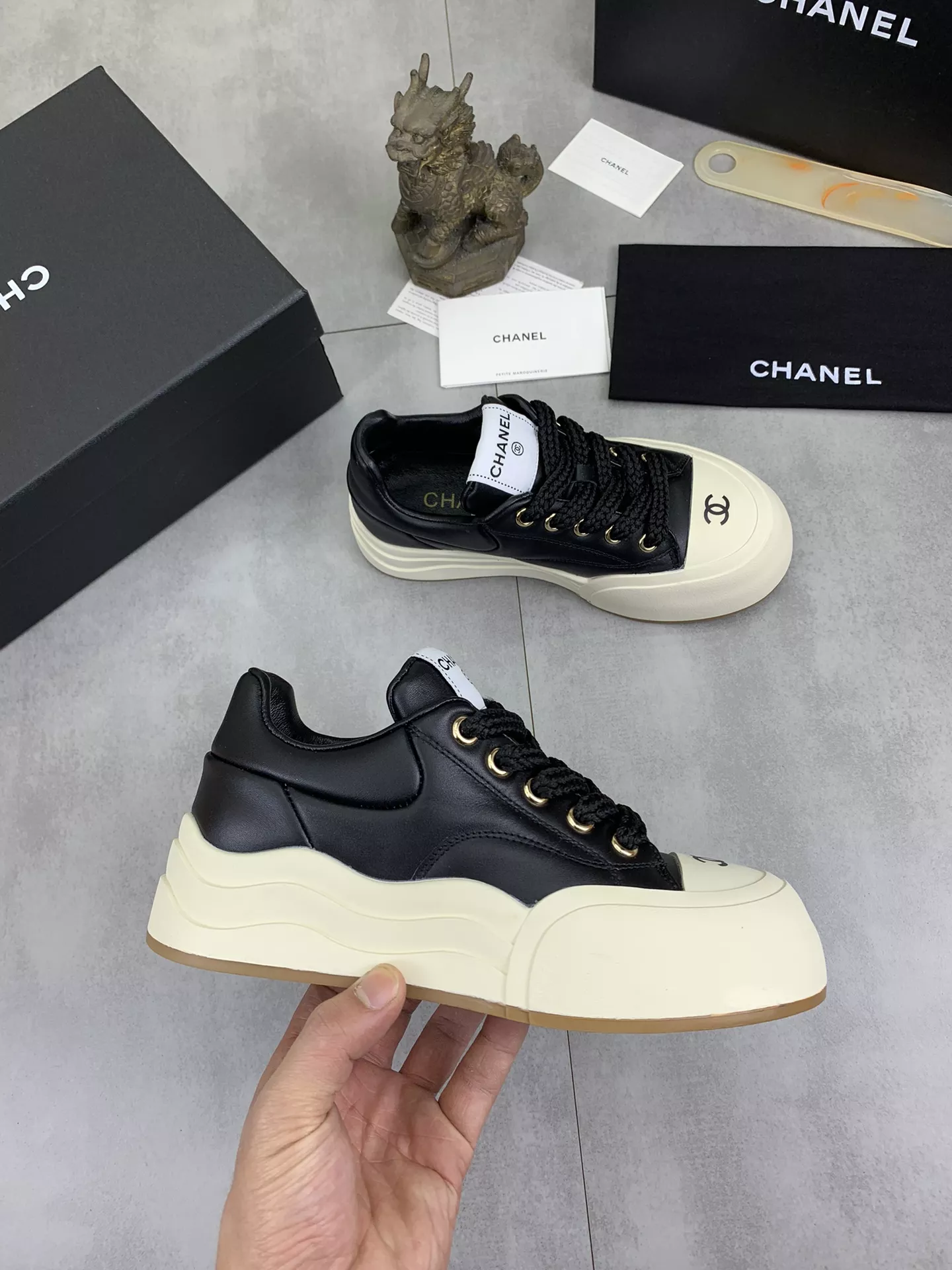 chanel decontractees chaussures pour femme s_12b46214